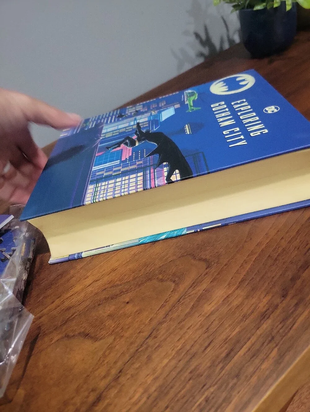 Batman Book & 500-Piece Jigsaw Puzzle EXPLORING GOTHAM CITY DC Comics OPEN BOX